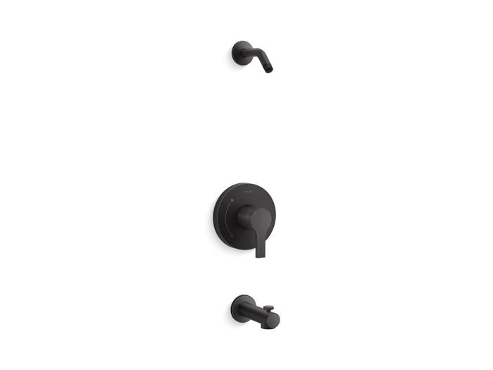 Kohler - Elate Ngrt Bath And Shower Trim Kit, Less Showerhead