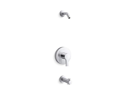 Kohler - Elate Ngrt Bath And Shower Trim Kit, Less Showerhead