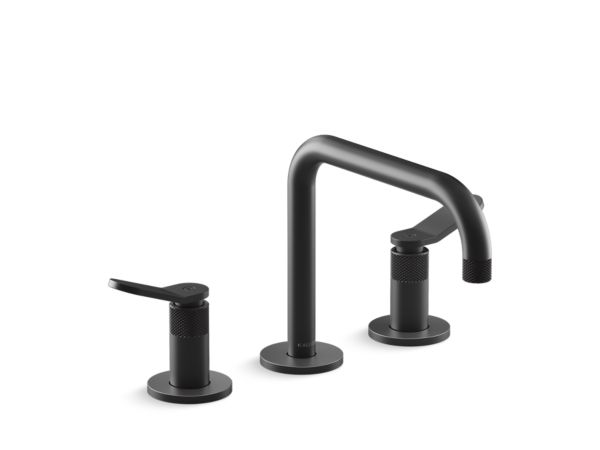 Kallista - Aileron Widespread Sink Faucet Lever Handles, Low Spout