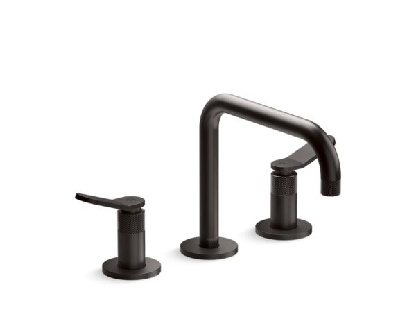 Kallista - Aileron Widespread Sink Faucet Lever Handles, Low Spout