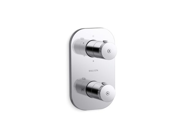 Kallista - Aileron 3-Outlet Stacked Thermostatic Trim