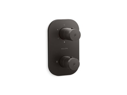 Kallista - Aileron 3-Outlet Stacked Thermostatic Trim