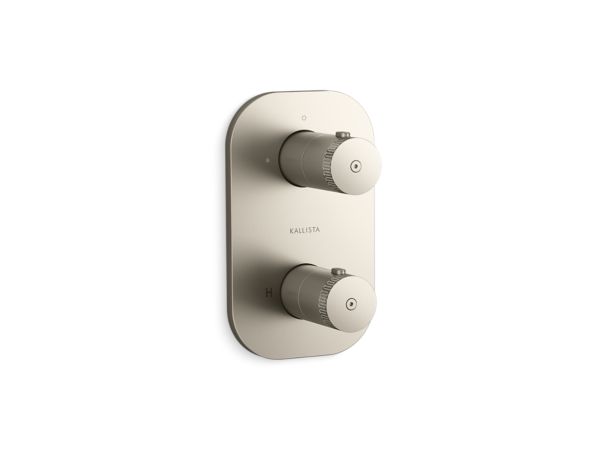 Kallista - Aileron 2-Outlet Stacked Thermostatic Trim