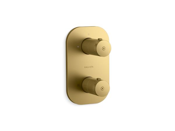 Kallista - Aileron 2-Outlet Stacked Thermostatic Trim