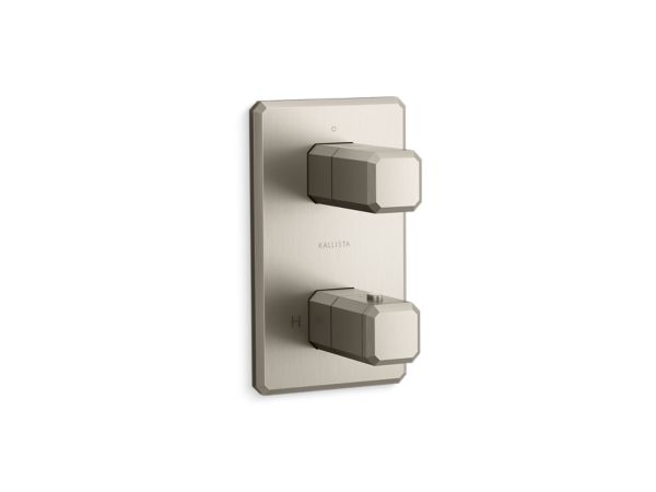 Kallista - Bezel 1-Outlet Stacked Thermostatic Trim