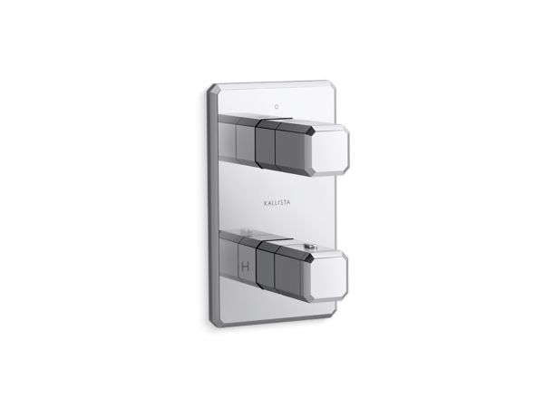 Kallista - Bezel 1-Outlet Stacked Thermostatic Trim