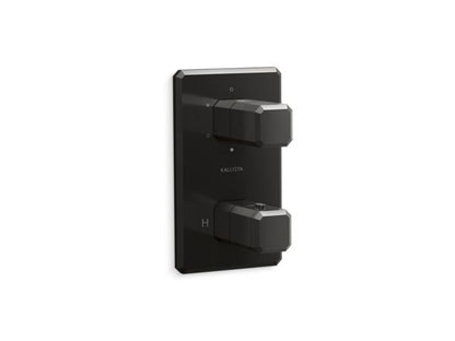 Kallista - Bezel 3-Outlet Stacked Thermostatic Trim