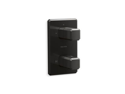 Kallista - Bezel 2-Outlet Stacked Thermostatic Trim