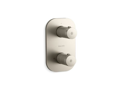 Kallista - Aileron 1-Outlet Stacked Thermostatic Trim