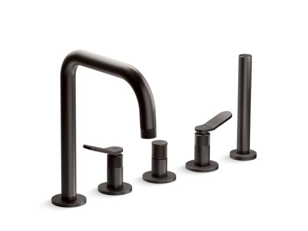 Kallista - Aileron Deckmount Bath Faucet with Diverter and Handshower
