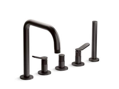 Kallista - Aileron Deckmount Bath Faucet with Diverter and Handshower