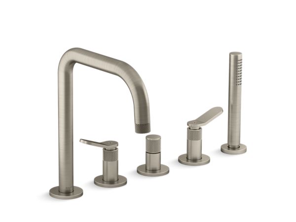 Kallista - Aileron Deckmount Bath Faucet with Diverter and Handshower