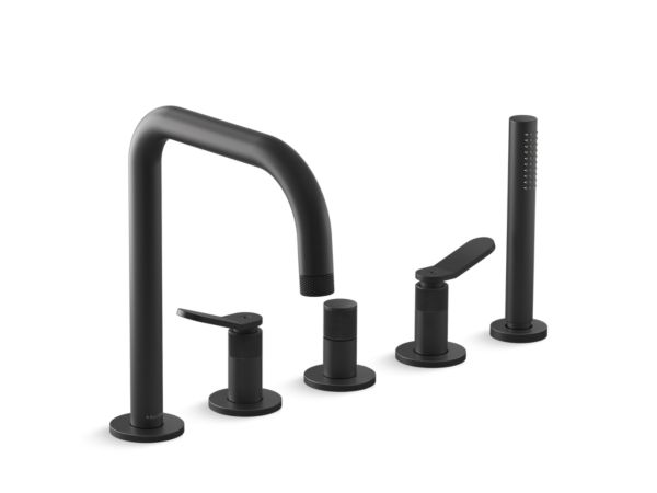 Kallista - Aileron Deckmount Bath Faucet with Diverter and Handshower