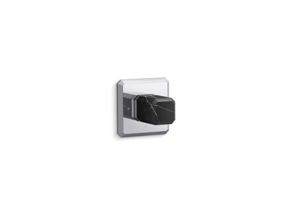 Kallista - Bezel Volume Control Trim, Nero Marquina Stone