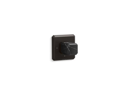 Kallista - Bezel Volume Control Trim, Nero Marquina Stone