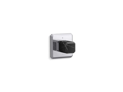 Kallista - Bezel Eco Transfer Trim, Nero Marquina Stone