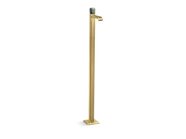 Kallista - Bezel Floormount Sink Faucet, Guatemala Stone