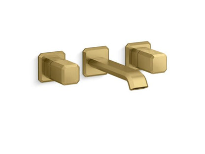 Kallista - Bezel Wall Mount Widespread Sink Faucet