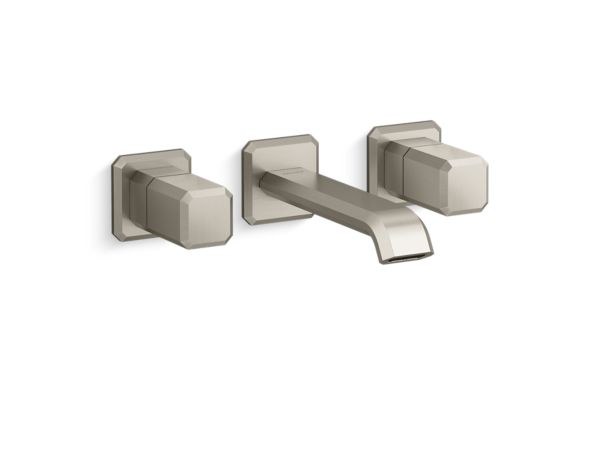 Kallista - Bezel Wall Mount Widespread Sink Faucet