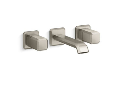 Kallista - Bezel Wall Mount Widespread Sink Faucet