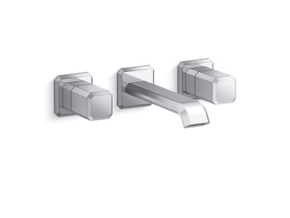 Kallista - Bezel Wall Mount Widespread Sink Faucet