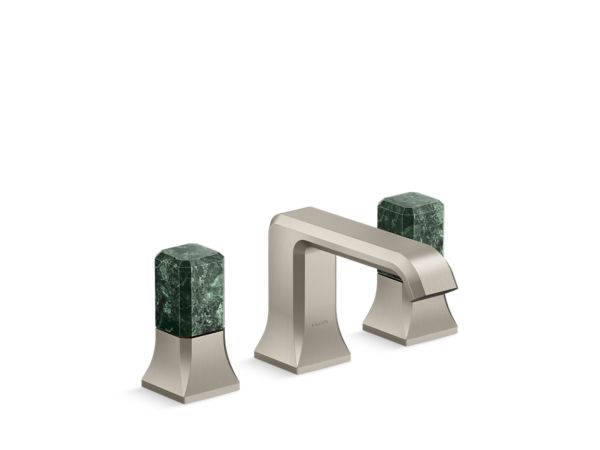 Kallista - Bezel Widespread Sink Faucet, Guatemala Stone