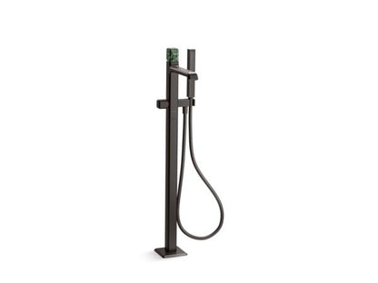 Kallista - Bezel Freestanding Bath Faucet, with Handshower, Guatemala Stone