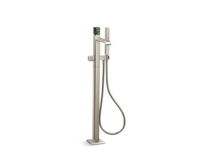 Kallista - Bezel Freestanding Bath Faucet, with Handshower, Guatemala Stone