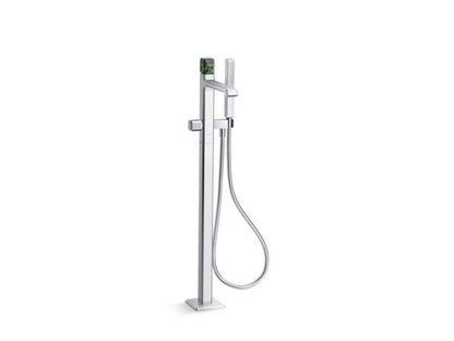 Kallista - Bezel Freestanding Bath Faucet, with Handshower, Guatemala Stone