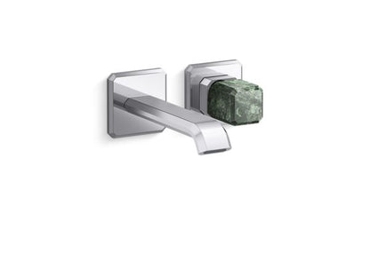 Kallista - Bezel Wall Mount Single Control Sink Faucet, Guatemala Stone