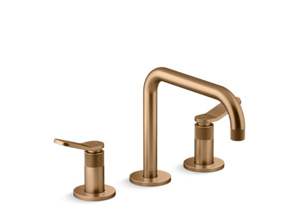 Kallista - Aileron Widespread Sink Faucet Lever Handles, Low Spout