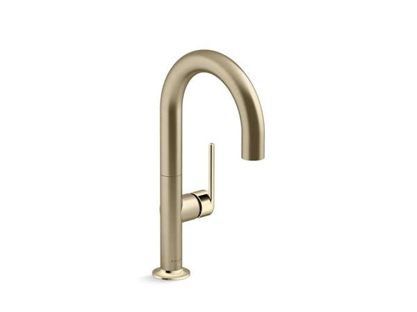 Kallista - Juxtapose Bar Faucet with french gold accents