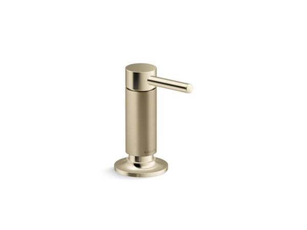 Kallista - Juxtapose Soap/Lotion Dispenser with French Gold Accents