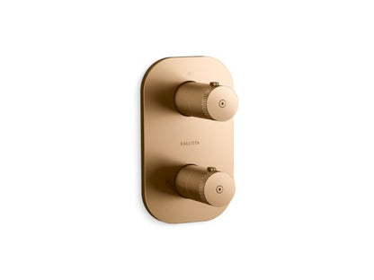 Kallista - Aileron 1-Outlet Stacked Thermostatic Trim