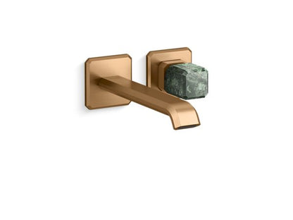Kallista - Bezel Wall Mount Single Control, Elongated Spout, Guatemala Stone