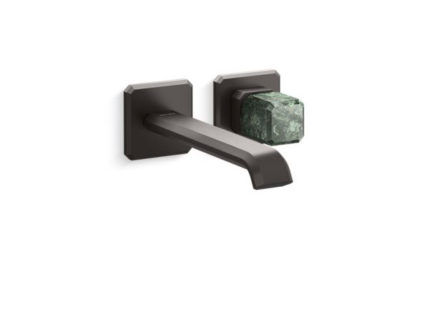 Kallista - Bezel Wall Mount Single Control, Elongated Spout, Guatemala Stone