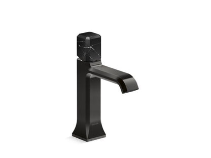 Kallista - Bezel Single Control Sink Faucet, Nero Marquina Stone
