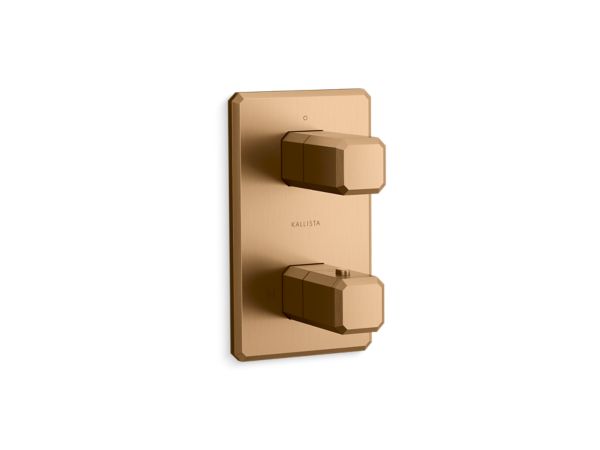 Kallista - Bezel 1-Outlet Stacked Thermostatic Trim