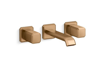 Kallista - Bezel Wall Mount Widespread Sink Faucet
