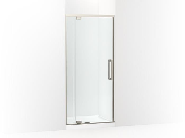 Kohler - Statement 76 Inch H Pivot Shower Door With 5/16 Inch-Thick Glass
