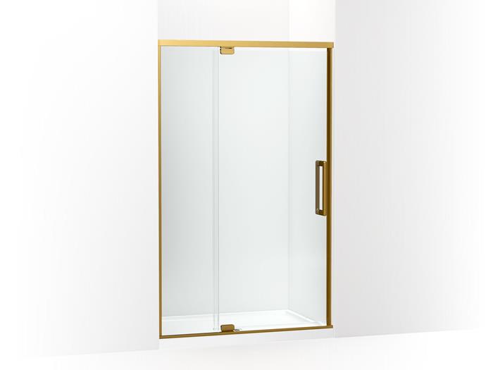 Kohler - Statement 76 Inch H Pivot Shower Door With 5/16 Inch-Thick Glass