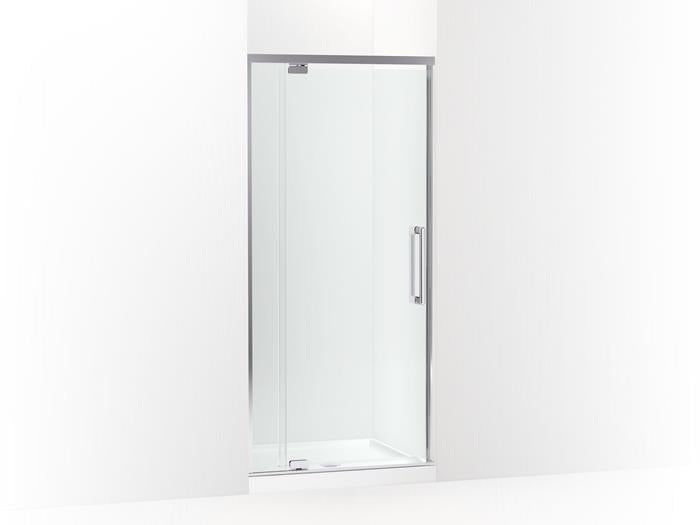Kohler - Statement 76 Inch H Pivot Shower Door With 5/16 Inch-Thick Glass