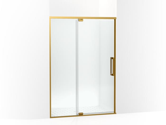 Kohler - Statement 76 Inch H Pivot Shower Door With 5/16 Inch-Thick Glass 76H X 48-54W