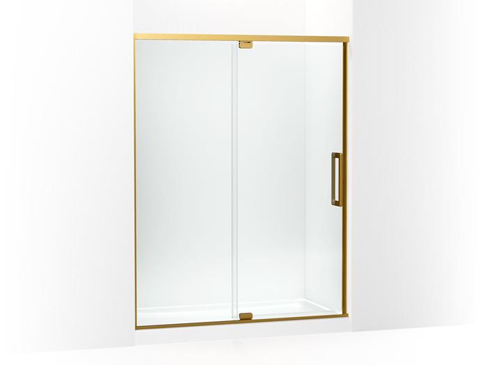 Kohler - Statement 76 Inch H Pivot Shower Door With 5/16 Inch-Thick Glass 76H X 54-60W