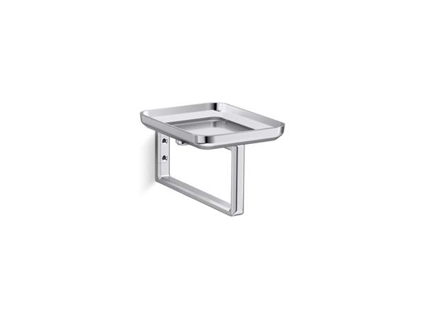 Kallista - Vice Tray With Arm - Polished Chrome