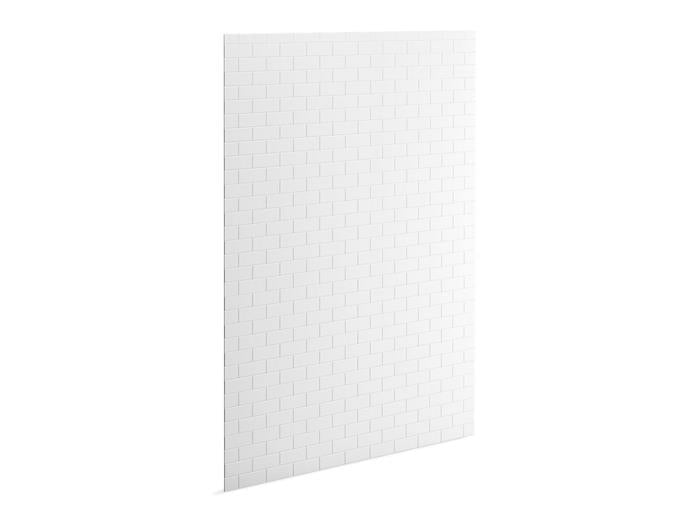 Kohler - Stoneridge 60X96 shower back wall with subway tile design