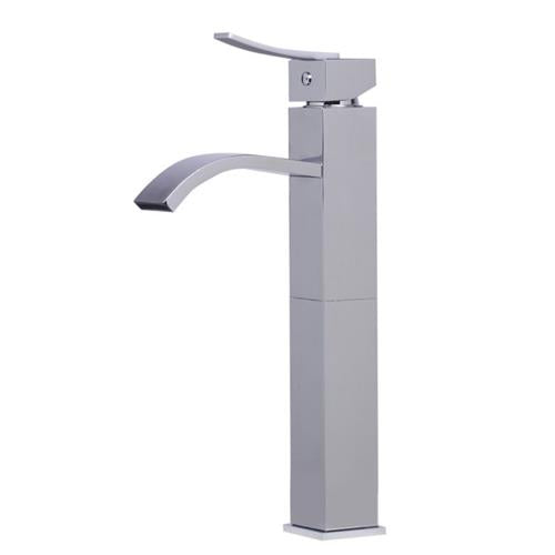 Alfi - Tall Tall Square Body Curved Spout Single Lever Bathroom Faucet