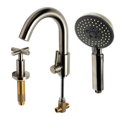 Alfi - Deck Mounted Tub Filler with Hand Held Showerhead