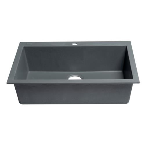 Alfi - 30 Inch Drop-In Single Bowl Granite Composite Kitchen Sink