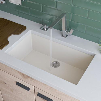 Alfi - 30 Inch Undermount Single Bowl Granite Composite Kitchen Sink